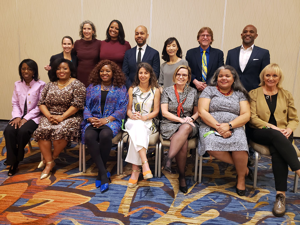Curt Bonk (top row, second from right) with the other 2022 AERA Fellows