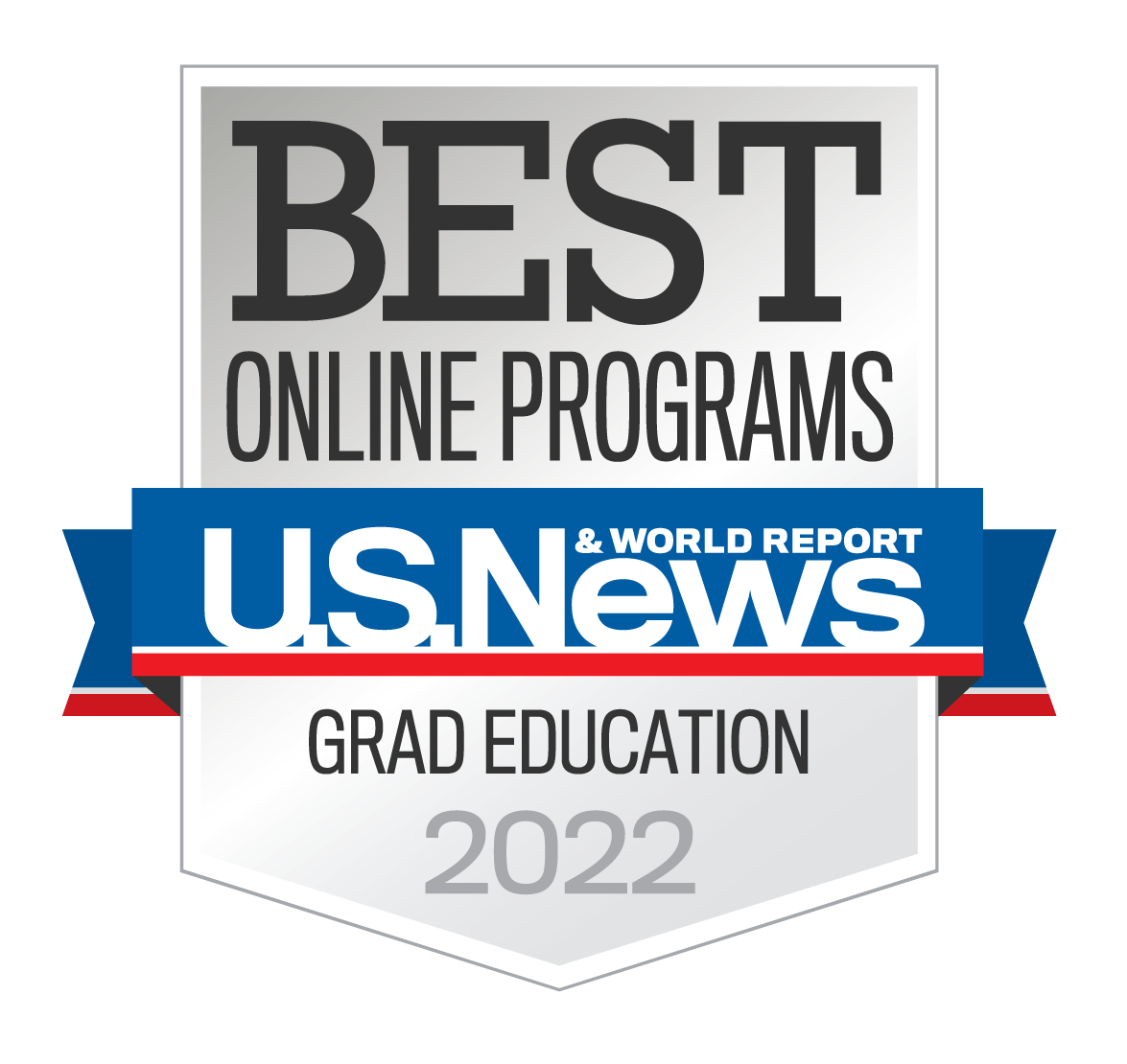 US News and World Report Best Online Programs Badge