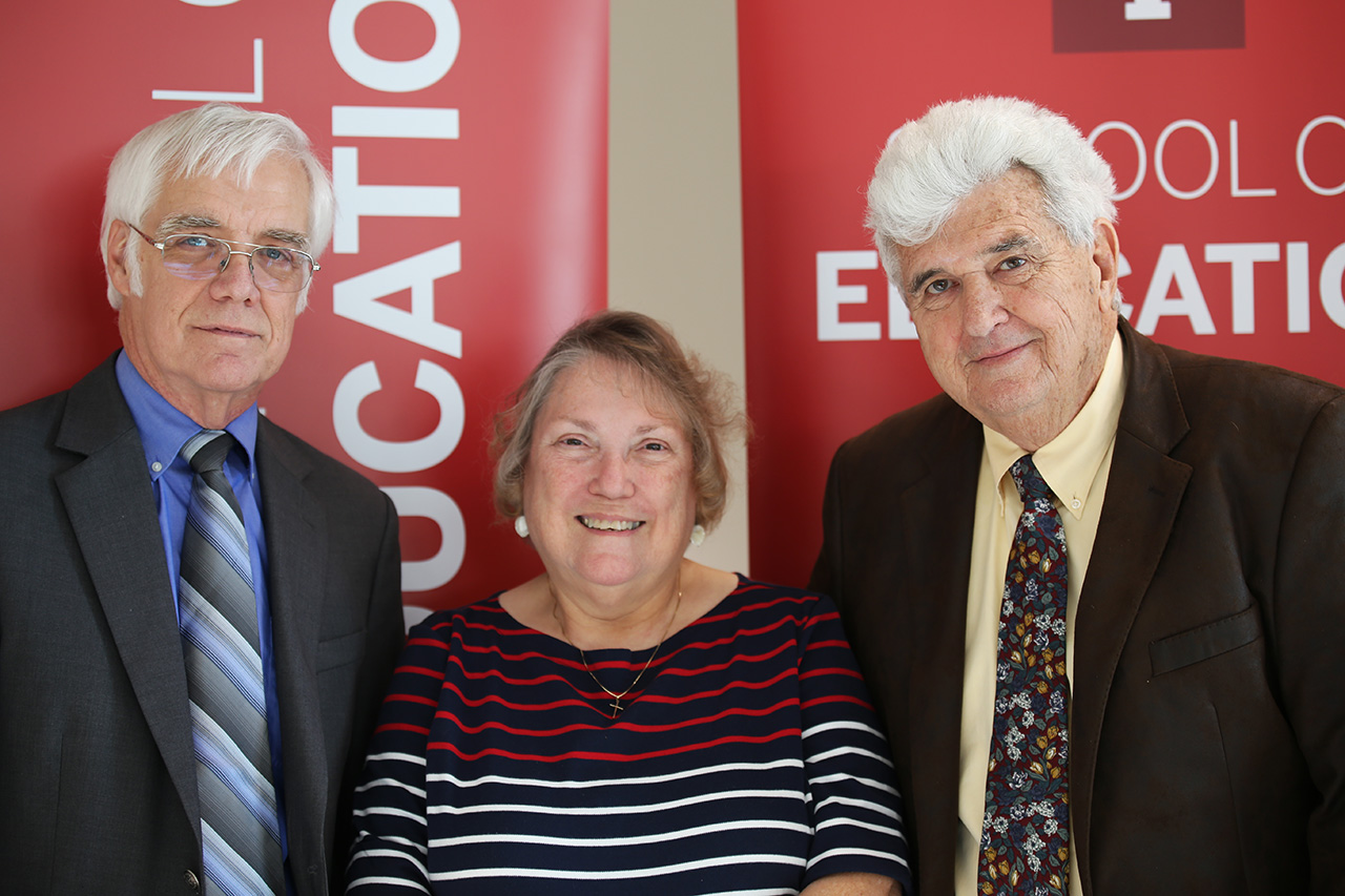 Tom Huberty, Barb Frye, and Michael Tracy