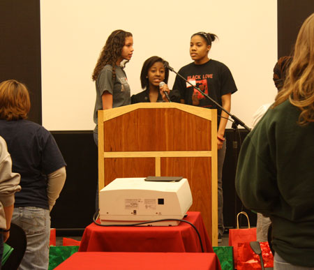 Participants in the African American Read-In in February, 2010