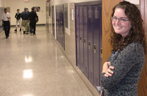 Kelley Hannon, BS'08 in English/Language Arts Education, the Learning Center Coordinator at George Washington Community School in Indianapolis.