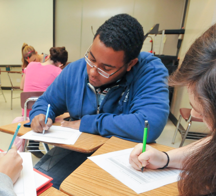 Photo of students in a classroom